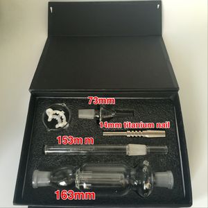 (Vente directe d'usine) 2.0 Nectar ensemble 3 tailles 18.8mm emballage individuel à la fois Quartz titane pointe eau fumer Ti Dabber