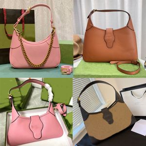 Jackie 1961 Moda bolsos de hombro medianos Afrodita diseñador pequeño Media luna embrague bolsos de cuero calidad alto lujo mujer monedero