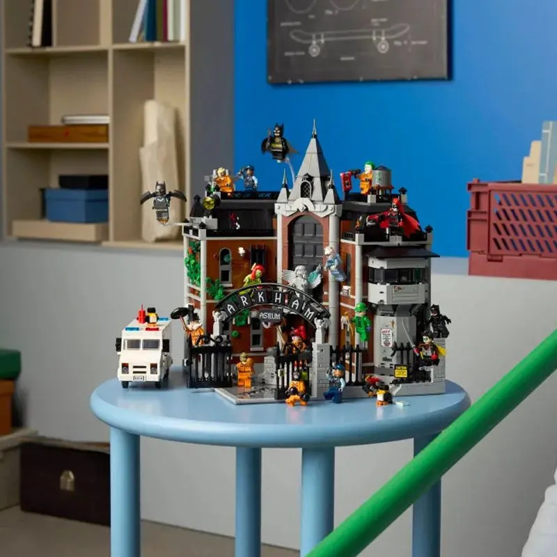 Cross-border Superhero Series 76300 Arkham Asylum Building Block Construction Toy