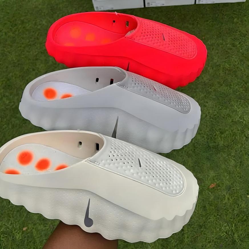 Desginer Mind 001 Slide Slides Mind001 Slippers Soft Rubber Tech Comfortable Sandals Mules Clog Black Red Bone Light Smoke Grey Men Women Summer Shoes 002