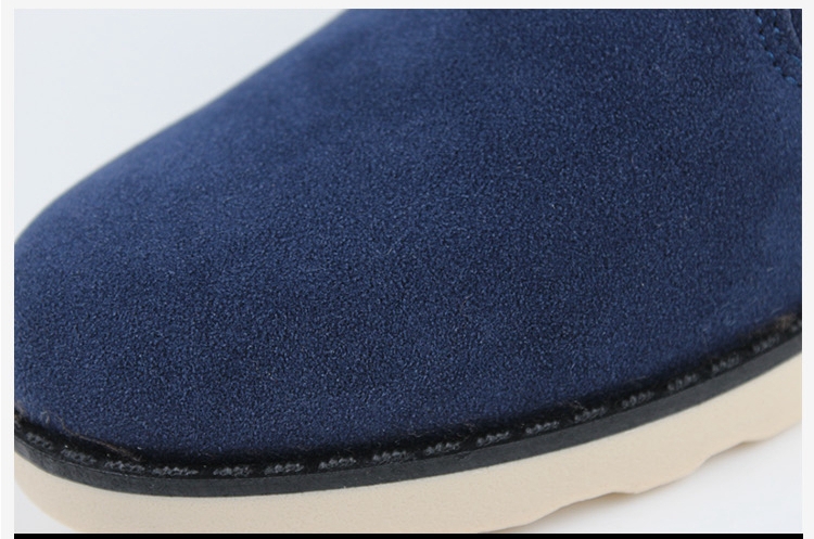 Big Size Men 2016 Top Fashion New Casual Ankle Boots Warm Winter Fur Shoes Leather Footwear bcc4