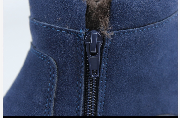 Big Size Men 2016 Top Fashion New Casual Ankle Boots Warm Winter Fur Shoes Leather Footwear bcc4