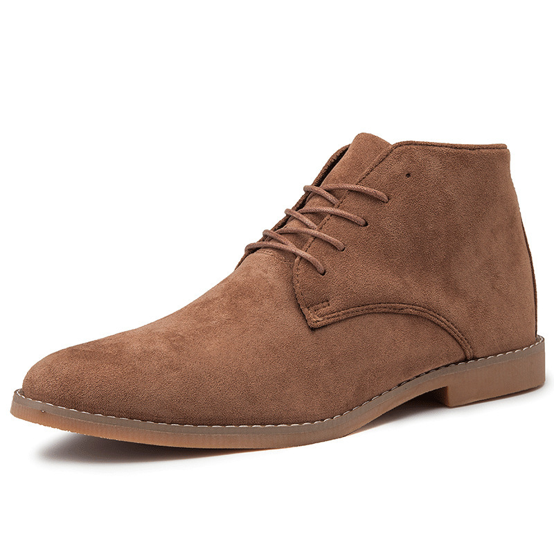 Spring Autumn Classic Male Fashion Shoes Men Lace-up Casual Botas Black Brand Men's Boots 658 884b