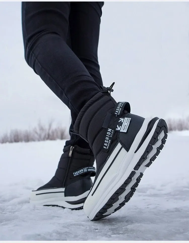 2023 Women Multi-color Snow Thickened Warm And Anti-skid Couple's Boots Plush Waterproof Casual Winter Shoes