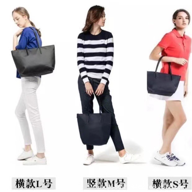 Large horizontal L French new crocodile women's shopping large capacity shoulder portable dumpg tote bag 4