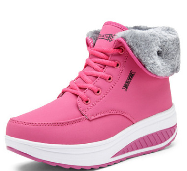 High Quality Waterproof Winter Women Warm Plush Women's Snow Outdoor Non-slip Sneakers Fur Platform Ankle Boots