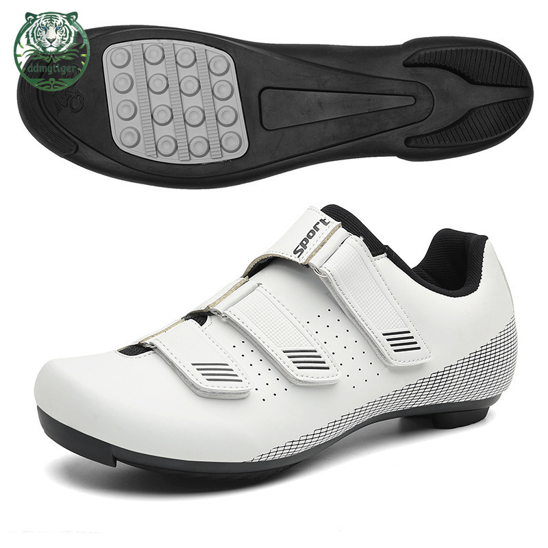 ddmytiger Men's outdoor cycling breathable road/mountain nylon outsole bicycle lock shoes A ddmythur