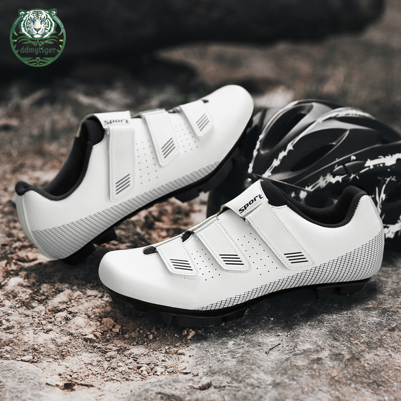ddmytiger Men's outdoor cycling breathable road/mountain nylon outsole bicycle lock shoes A ddmythur