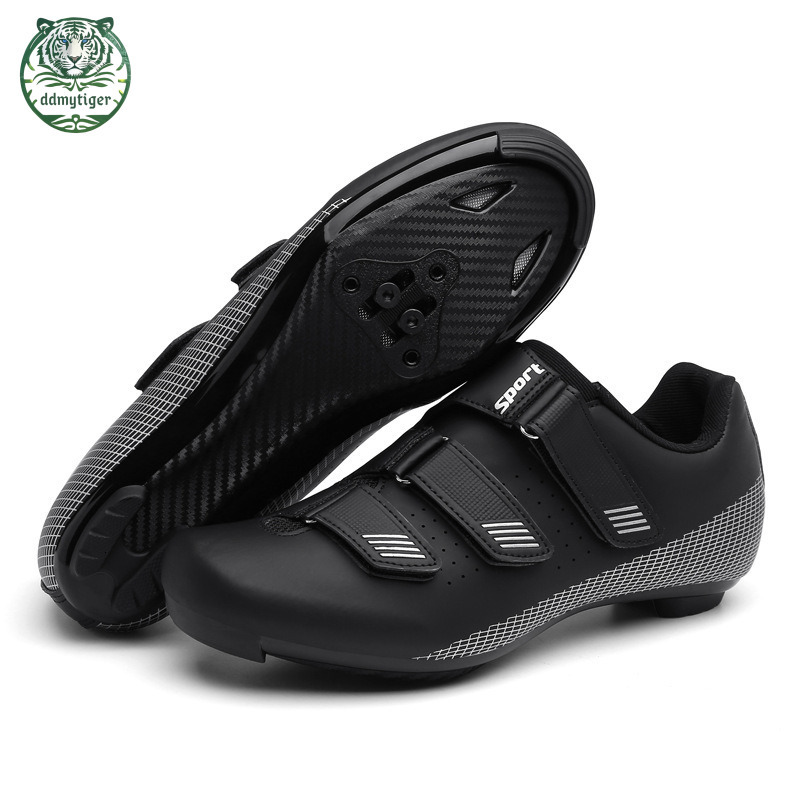 ddmytiger Men's outdoor cycling breathable road/mountain nylon outsole bicycle lock shoes A ddmythur