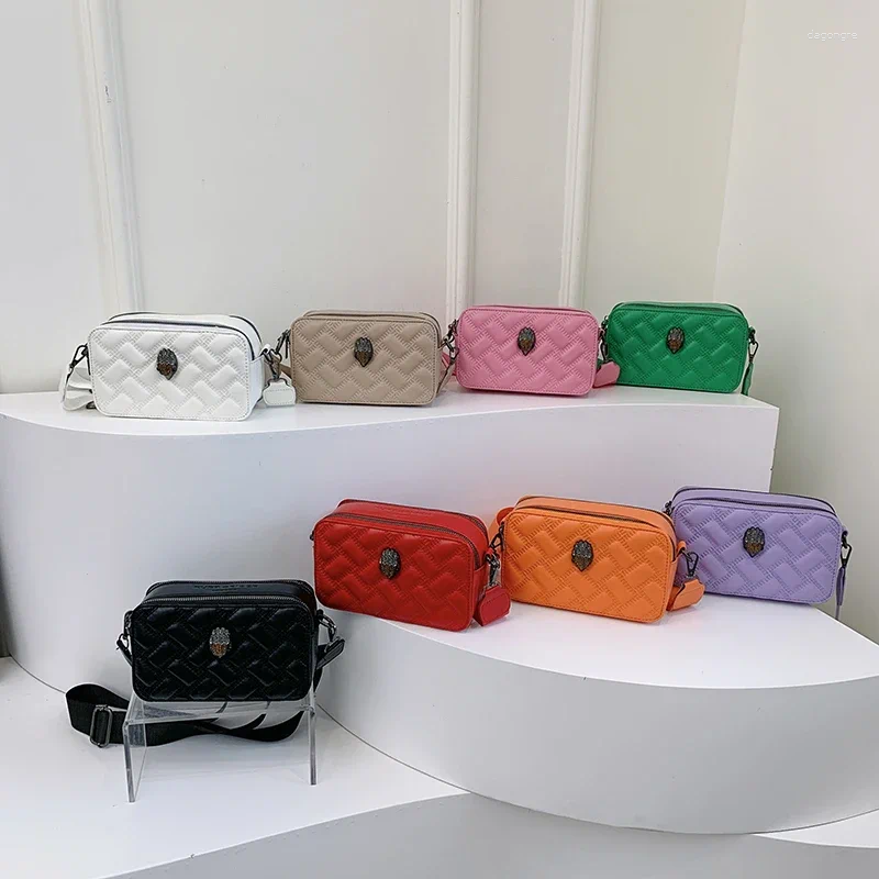 3 Shoulder Bags Bag 2024 Camera Fashion Trendy Ladies Zip Letter Small Square Brand Women Handbag 4