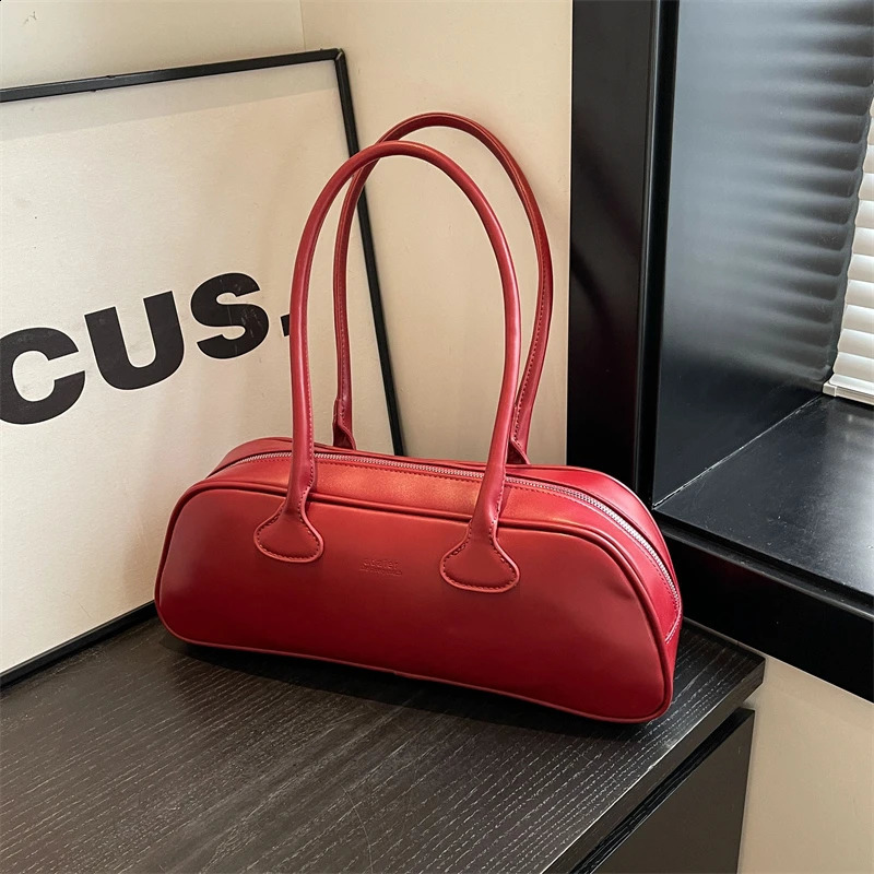 Solid thread Pu high-quality shoulder Boston letter printed fashionable handbag 2024 selg womens bag Bolsos De Senora 240812