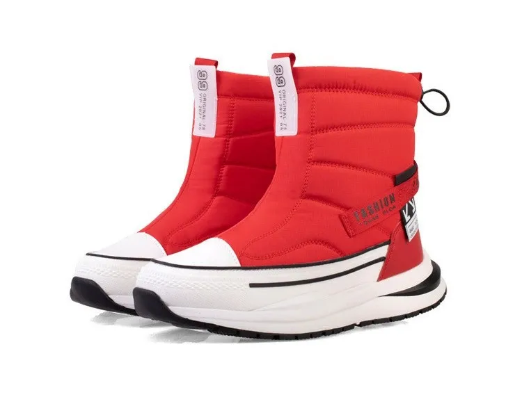 2023 Women Multi-color Snow Thickened Warm And Anti-skid Couple's Boots Plush Waterproof Casual Winter Shoes