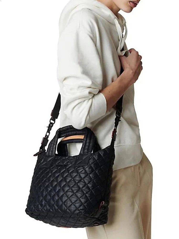 Mabula Down Padded Tote Bags Bedding Top Handle Handbag Casual Wallet Shoulder Womens Cross Body Bag 240830 5728 4
