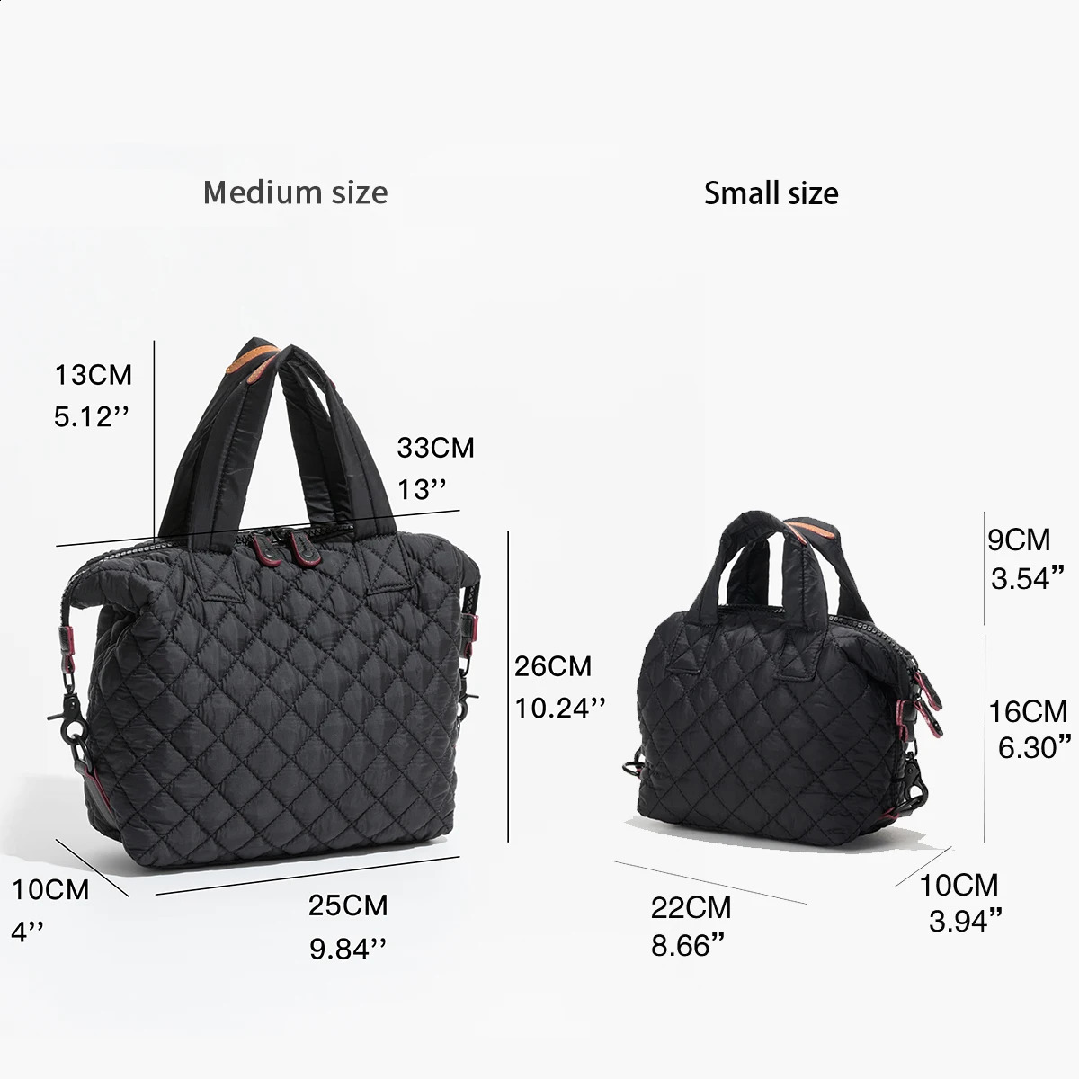 Mabula Down Padded Tote Bags Bedding Top Handle Handbag Casual Wallet Shoulder Womens Cross Body Bag 240830 5728 4