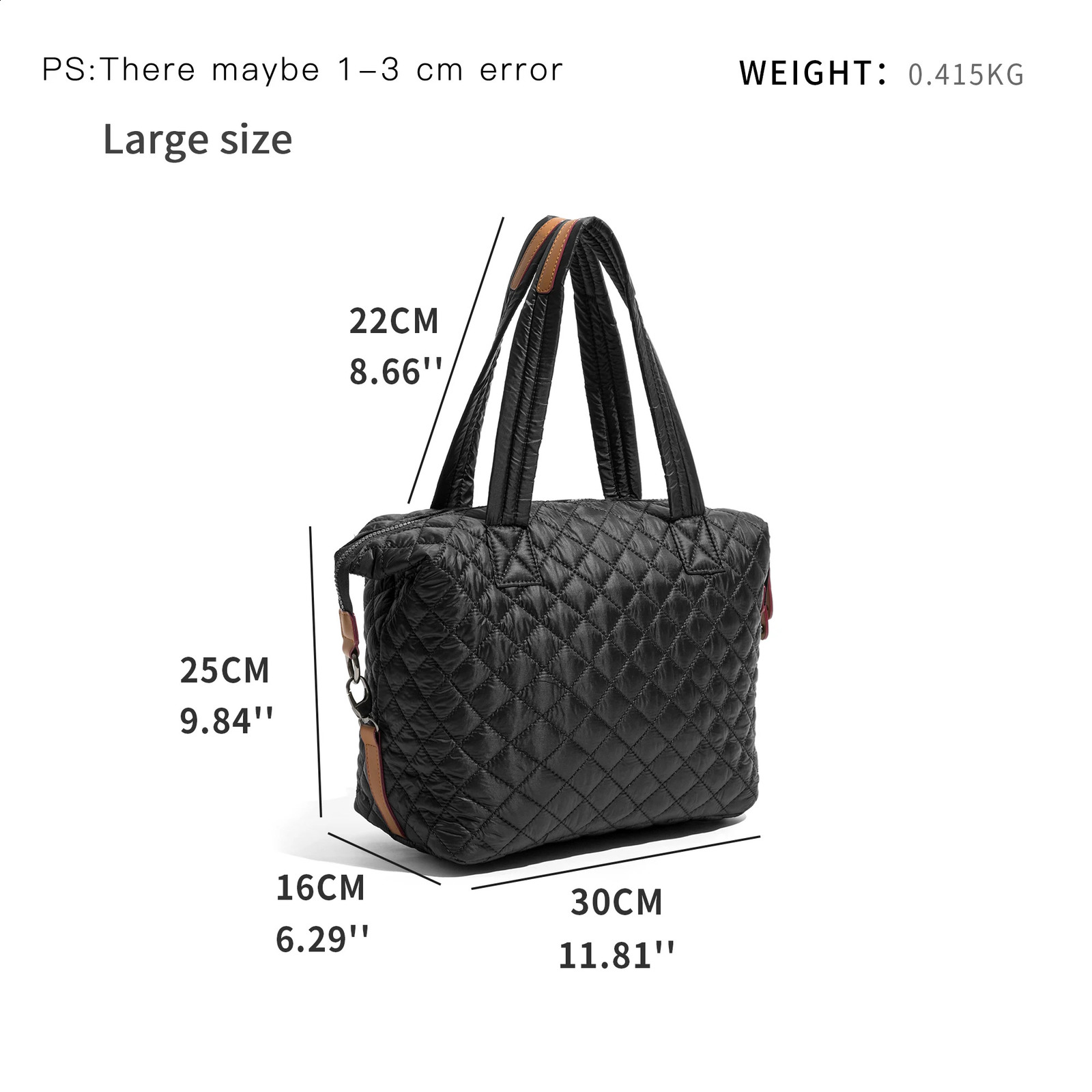 Mabula Down Padded Tote Bags Bedding Top Handle Handbag Casual Wallet Shoulder Womens Cross Body Bag 240830 5728 4