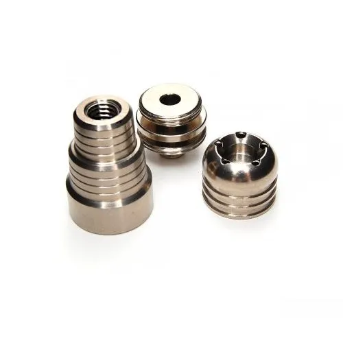 5 Hole Domeless Convertible Titanium Nail 18mm 14mm Adjustable Male or Female in stock ZZ