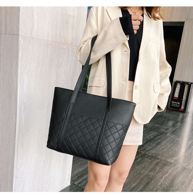 New Korean Version Of Large-Capacity Women's Student Shoulder Tote Bag Versatile Simple