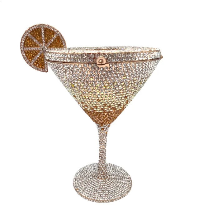 XIYUAN est Dia Goblet Martini Evening Bags City-Girl Gems Lovely Bridal Party Purse Stone Day Clutch Pouch 240926 4