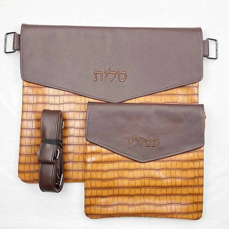 3 Tallit Tefil Bag Set With Shoulder Strap for Je Prayer Shawl 240726