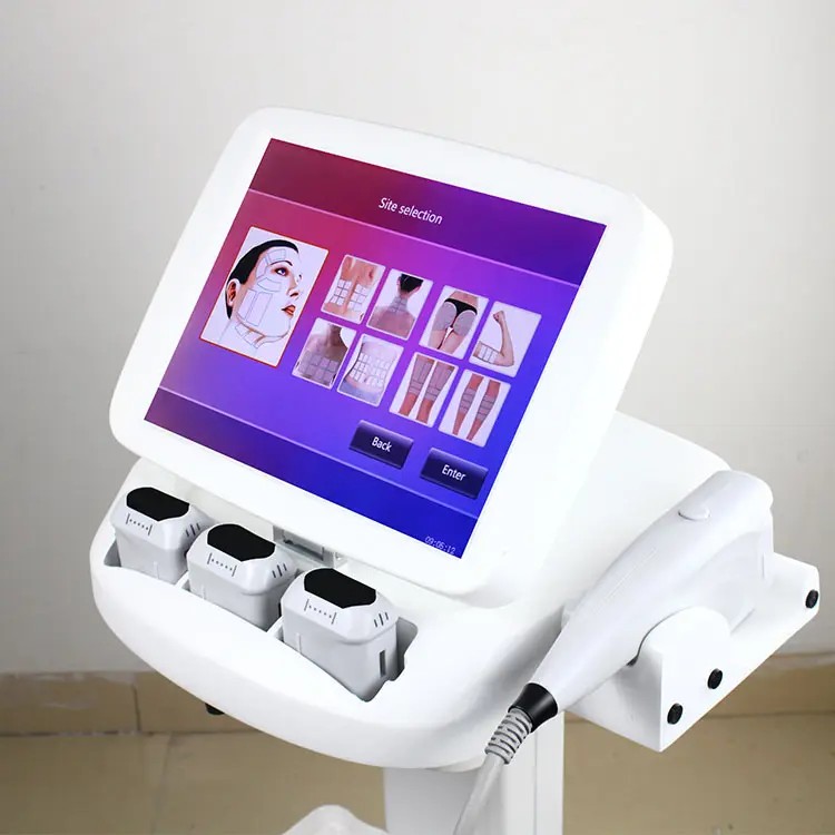 Hot Side-Effect-Free 8D HIFU Skin Repairing Face Contouring Machine 11 Lines High Intensity Focused Ultrasound Knife Effective Body Slimming Salon