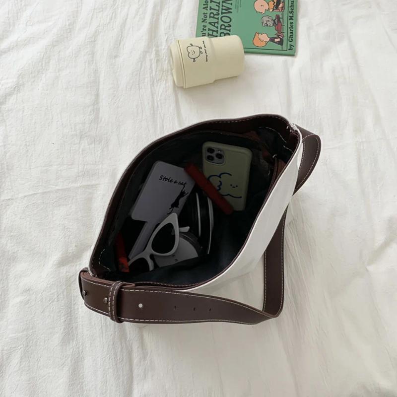 Shoulder Bags Ladies Casual Canvas Korean Style Solid Color Big Large Capacity Crossbody Shopping Bag Lady Handbag Totes