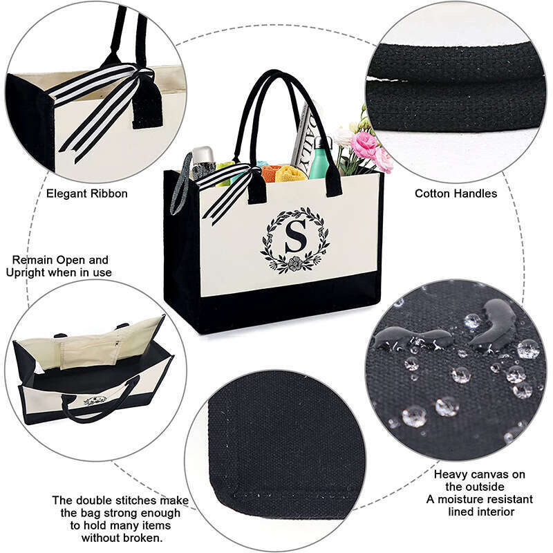 Hot selling high-capacity canvas in 2024, single shoulder tote women's large shopping bag, handbag