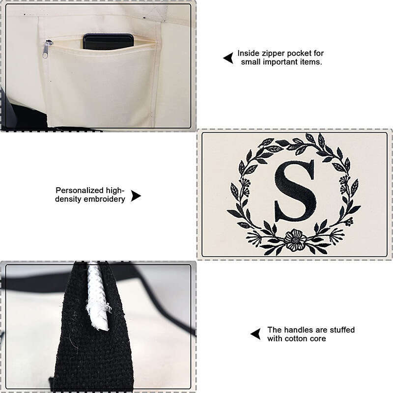 Hot selling high-capacity canvas in 2024, single shoulder tote women's large shopping bag, handbag