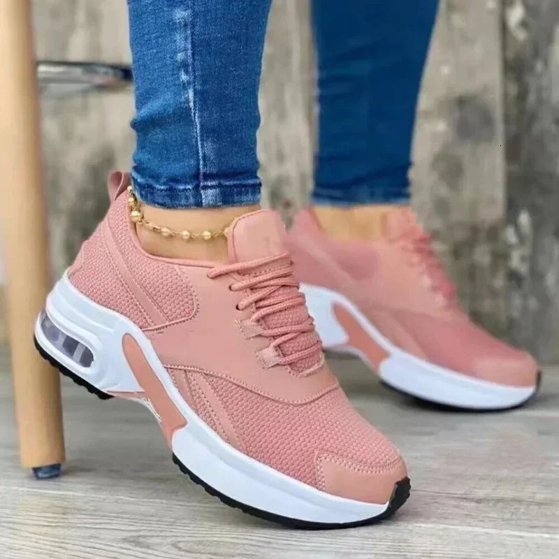 Womens Casual Breathable Mesh Running Summer Fashion Sports Air Cushion Trainers Tennis Shoes 240620 c3e