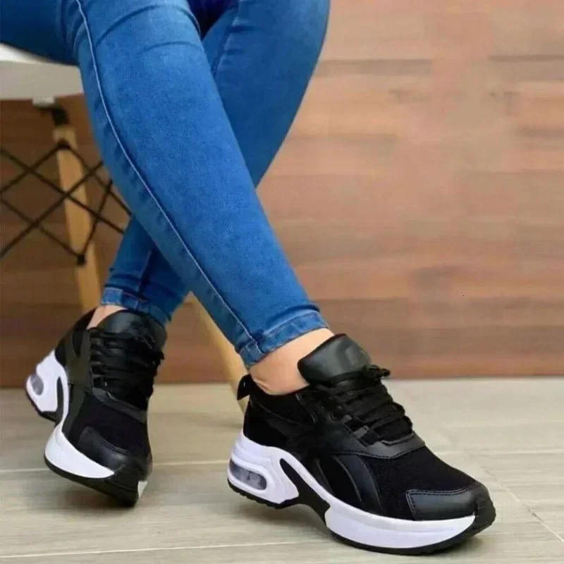Womens Casual Breathable Mesh Running Summer Fashion Sports Air Cushion Trainers Tennis Shoes 240620 c3e