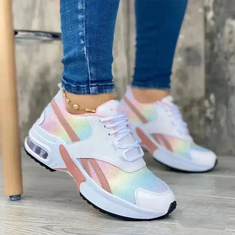 Womens Casual Breathable Mesh Running Summer Fashion Sports Air Cushion Trainers Tennis Shoes 240620 c3e