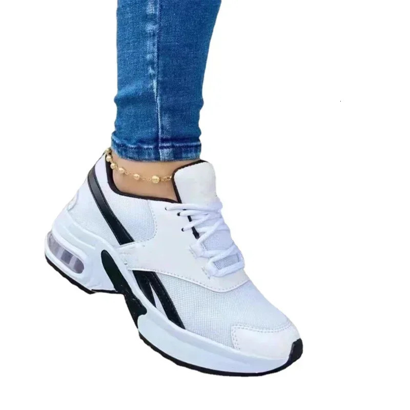 Womens Casual Breathable Mesh Running Summer Fashion Sports Air Cushion Trainers Tennis Shoes 240620 c3e