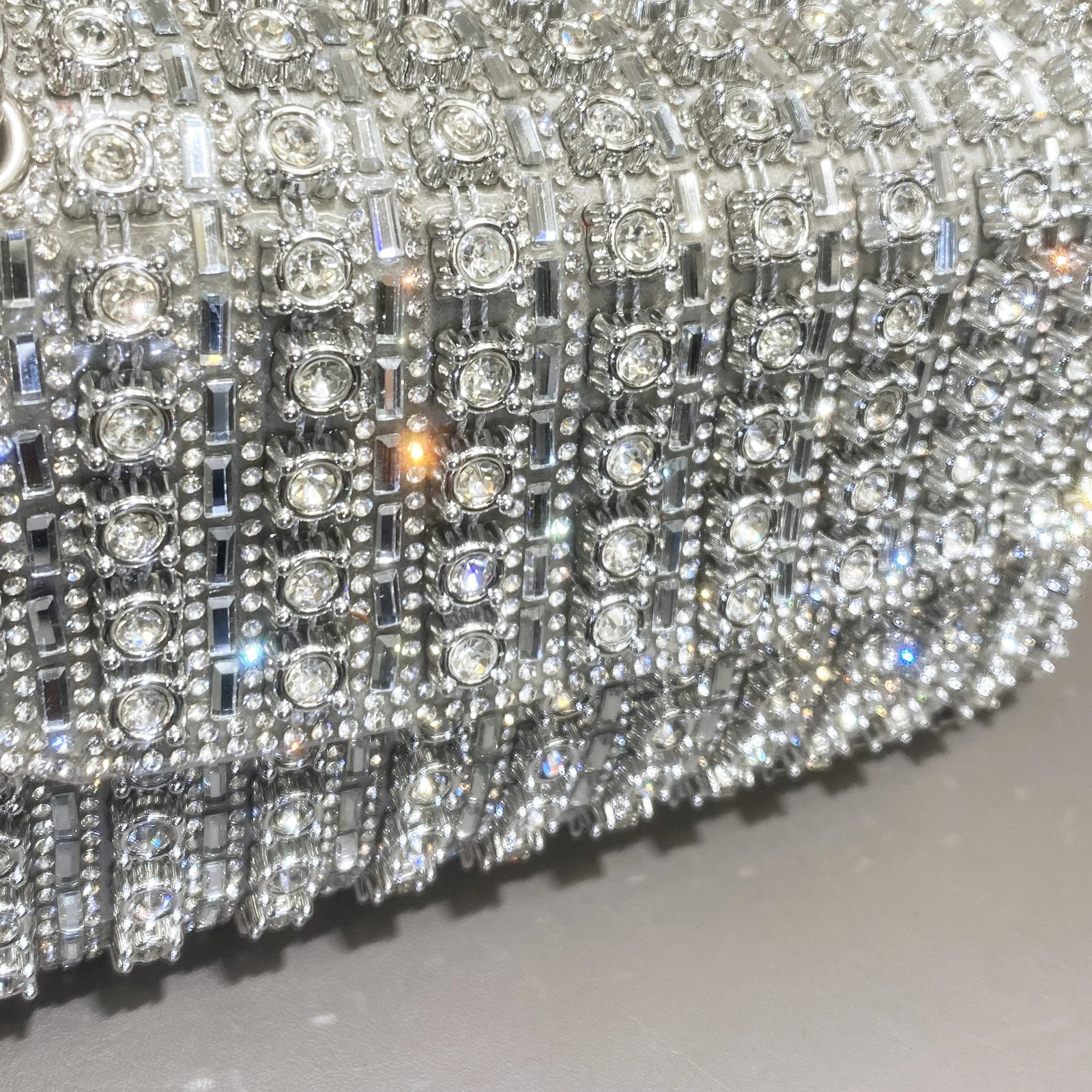 3 Rhies Evening clutch Bag Purses and handbag er shoulder Shiny Crystal Clutch purse Womans bag 240929 4