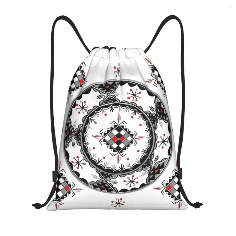 Shopping Bags Imazighen World Amazigh Alphabet Tifinagh Drawstring Bag Women Men Foldable Gym Sports Sackpack Backpac 3e12 4