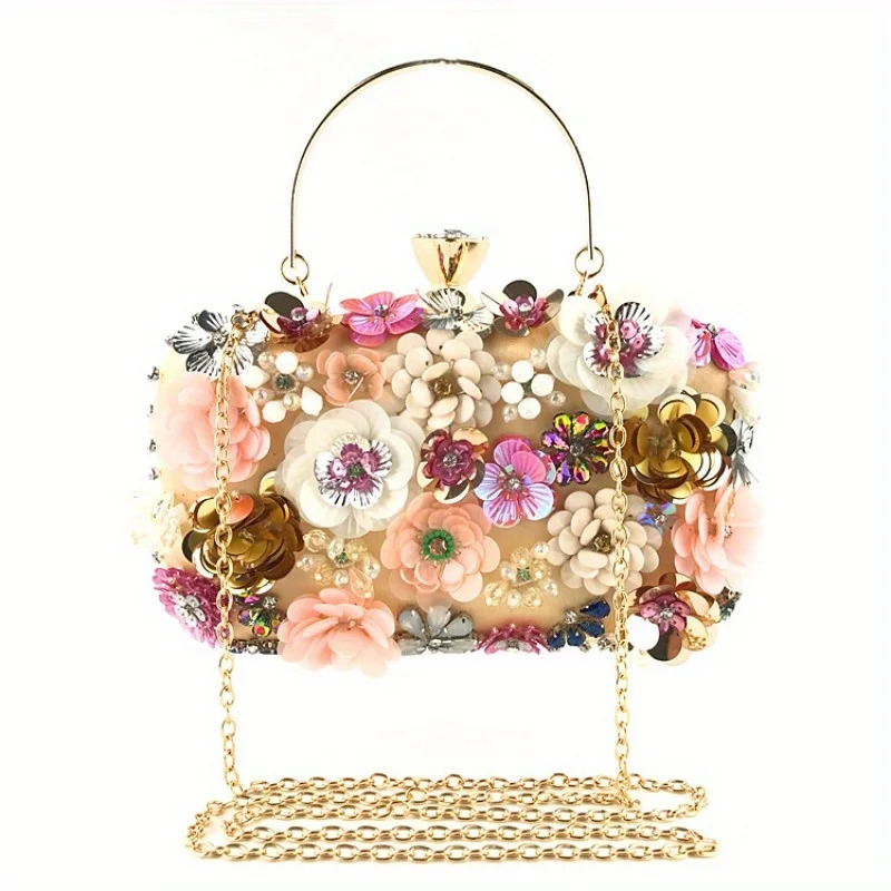 3 3D bead wer evening bag elegant box clutch wallet party dance womens wedding handbag 241008 4
