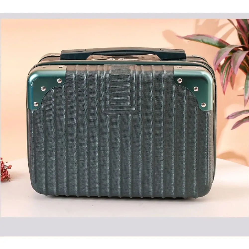 14 inch tote organizer makeup mini travel bag password metal angle bracket box 241007 21d7