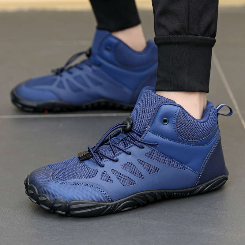 New Hiking Minimalist Barefoot Men's Trail Running Gym Training Shoes Wide Toe Box Non Slip Athletic Sneakers