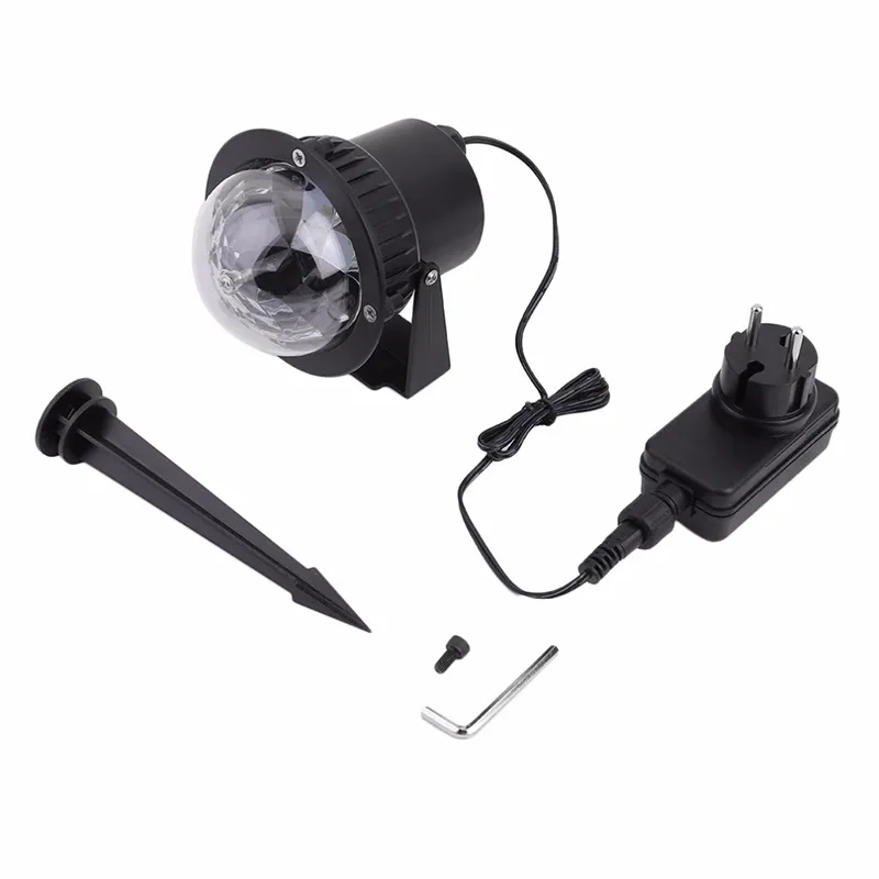Water Ripple Effect Laser Projector Ocean Wave LED Stage Light DJ Disco Strobe Lighting with Remote for Bar Home Party KTV Clubs Wedding LL