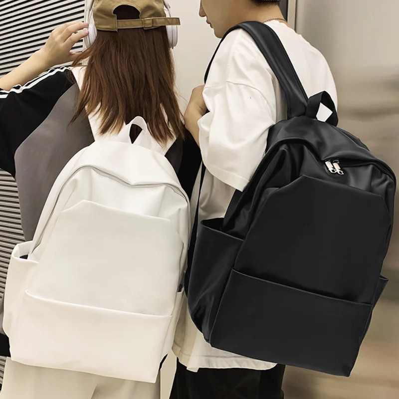 Bags Large Capacity Leather Women Men Travel Backpac High Quality BookBags Mochilas School Backpack for College Students 231219 4
