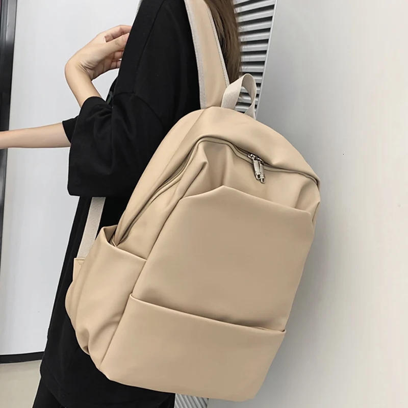 Bags Large Capacity Leather Women Men Travel Backpac High Quality BookBags Mochilas School Backpack for College Students 231219 4
