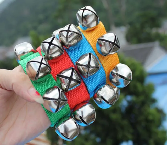 Carnival Party Noise Maker wristband bracelet Percussion Bells baby Education Toys dance rattle bells for adults children holiday props ZZ
