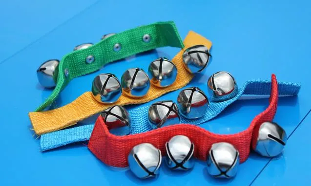 Carnival Party Noise Maker wristband bracelet Percussion Bells baby Education Toys dance rattle bells for adults children holiday props ZZ