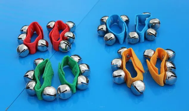 Carnival Party Noise Maker wristband bracelet Percussion Bells baby Education Toys dance rattle bells for adults children holiday props ZZ