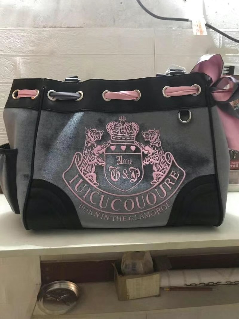 Shopping Bags Y2K Vintage Fashionable Hit Color Texture Veet Embroidery Large-Capacity Shoulder Tote Female Purse Chic Bag 230719
