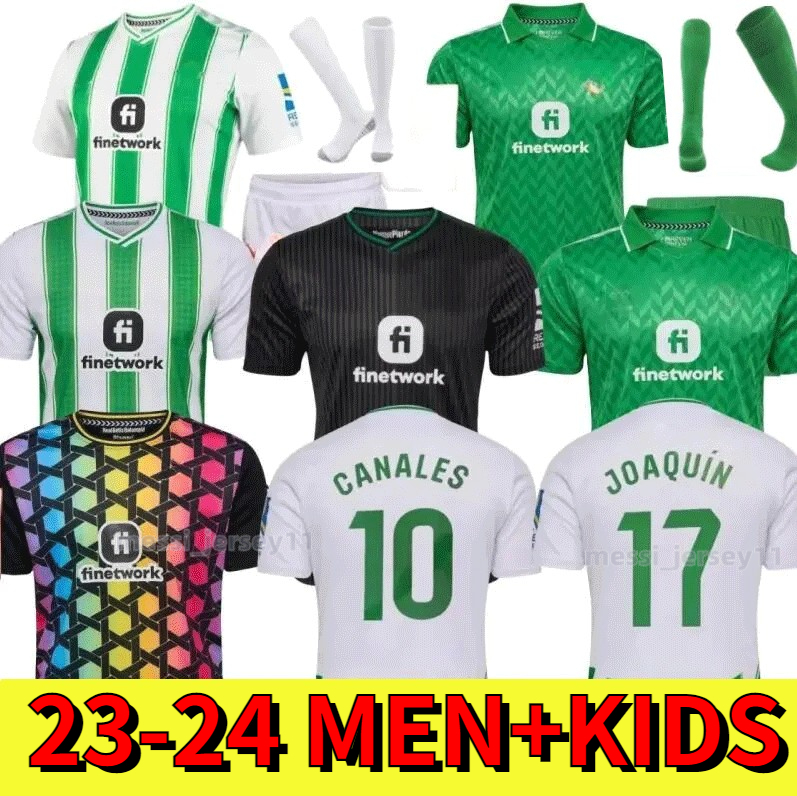 23/24 real Betis ISCO soccer Jerseys 2023 JOAQUIN FEKIR B.IGLESIAS CANALES WILLIAN J Shirt WILLIAM CAMARASA JUANMI VICTOR RUIZ Football uniform