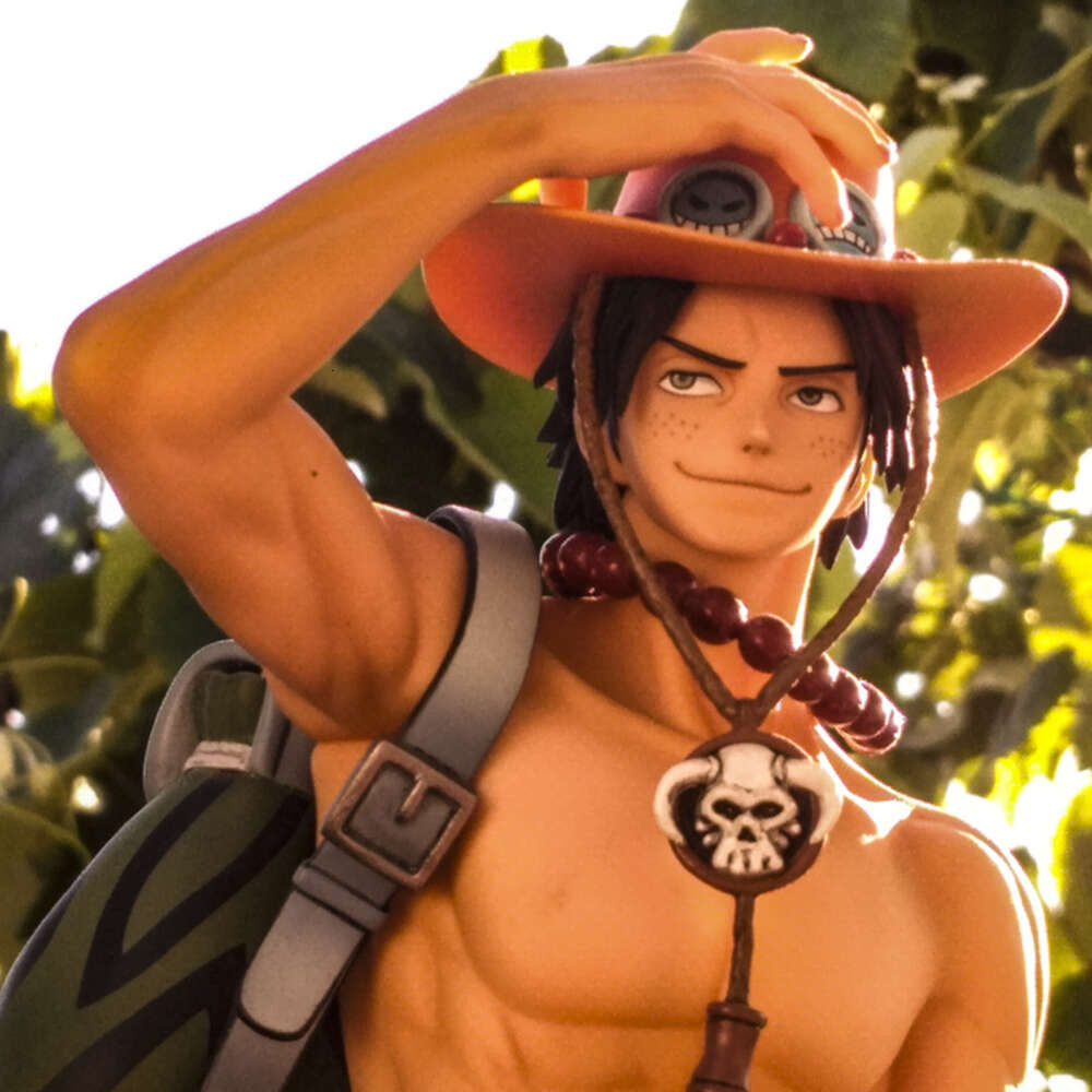 Mascot Costumes 23cm One Piece Anime Figure Backpack Portgas D Ace 10th Anniversary Model Action Figure Collection Model Doll Ornaments Toy Gift