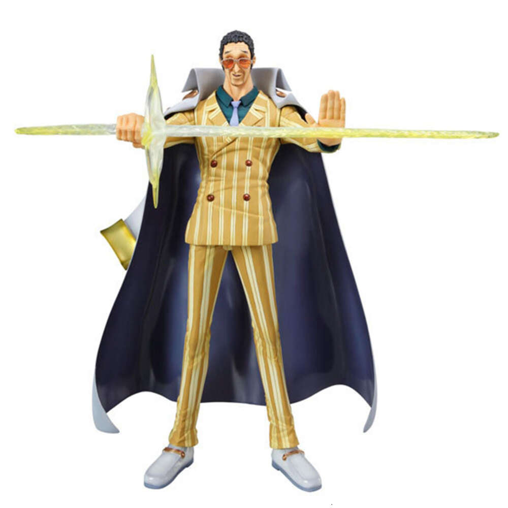 Mascot Costumes 24cm One Piece Anime Figures Pop Marine Admiral Borsalino Action Figure Pvc Collection Model Doll Ornaments Toys Gifts