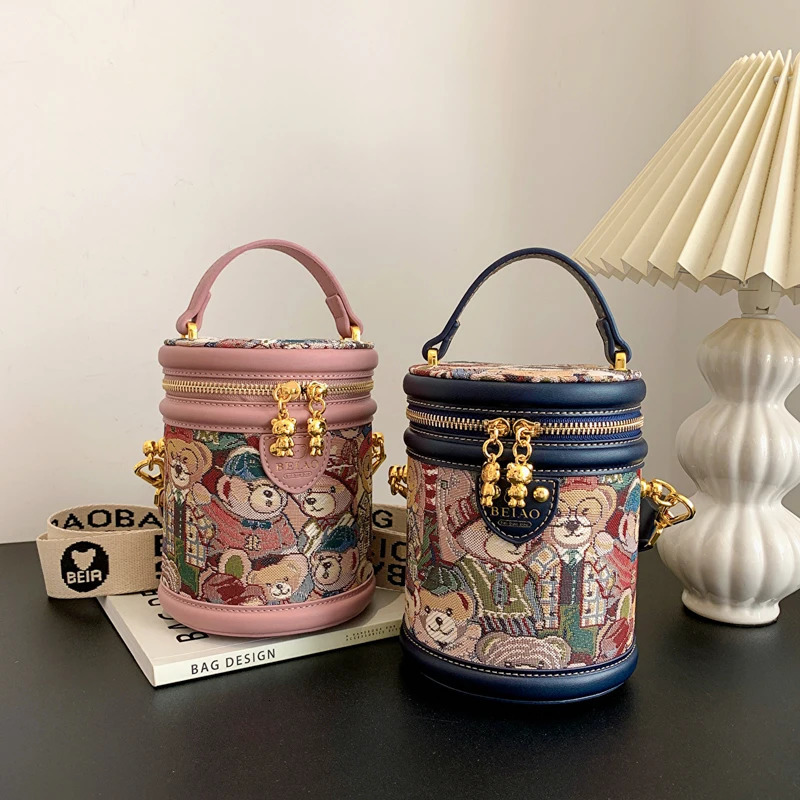 Evening Bags Bear pattern cyder bag stylish and playful one shoulder crossbody 231018 8e2b