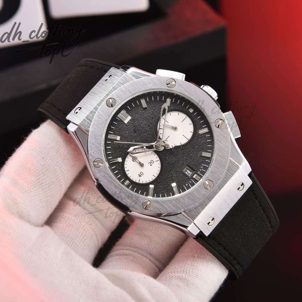 Hublotx Watch Quartz Watch Designer Watch Stainless Steel Band Hubloxs Wrist Watch Date Display Top-Tier Hublotts Sporty Fits Snugly On The Wrist