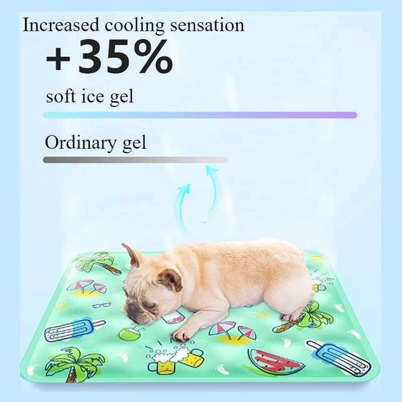 Pet Summer Dry Ice Dog Scratch-Resistant Cat Kennel Coog Mat