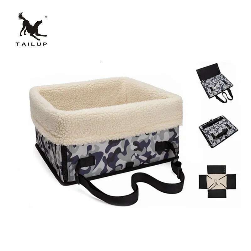 TAILUP 7Colors Fashion Travel Accessories Carrying Small Dog Cat Foldable Pet Booster Car Seat M/L